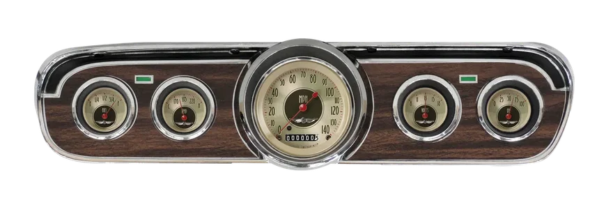 Classic Instruments MU65AN00, All American Nickel 1965-66 Mustang Package