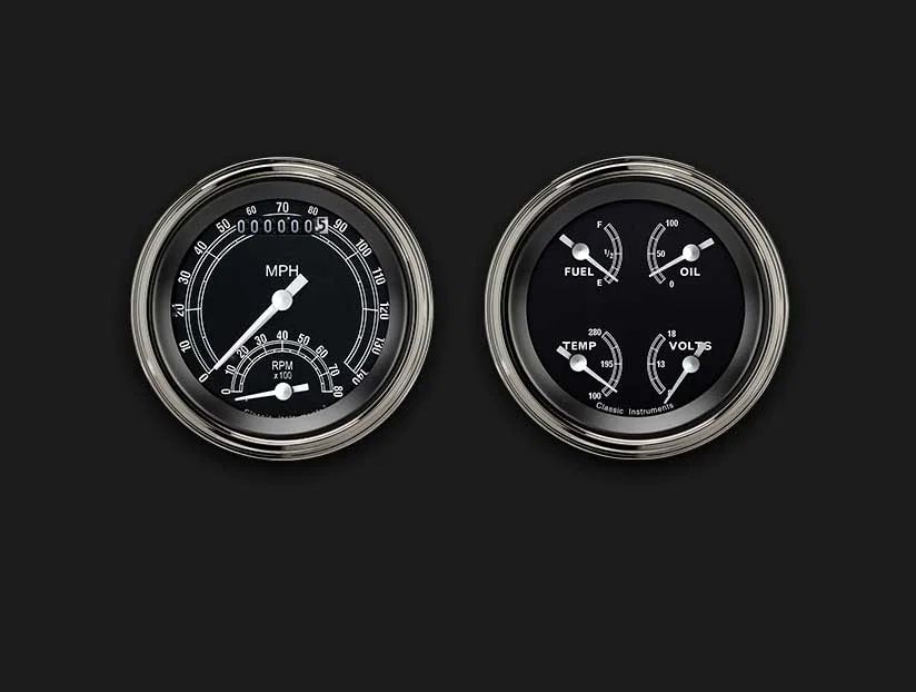 Classic Instruments TR32SLF, Traditional Series Two Gauge Set