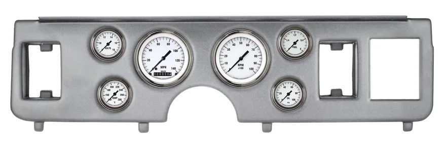 Classic Instruments CDMU79WH101BA, 1979-86 Mustang White Hot Full Sweep 6 Gauge Set Ford