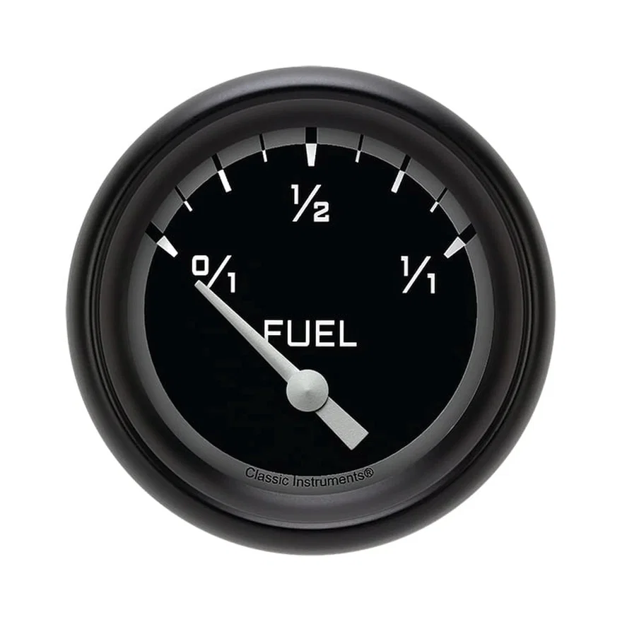 Autocross Gray 2-5/8" Fuel Level Gauge (240-33 Ohm)