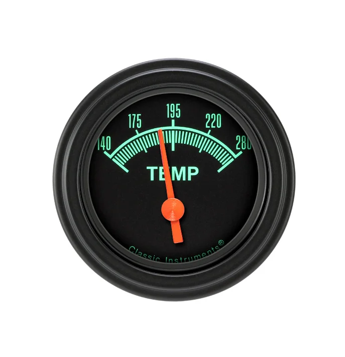 Classic Instruments GS26BLF, G/Stock 2-1/8" Water Temperature Gauge
