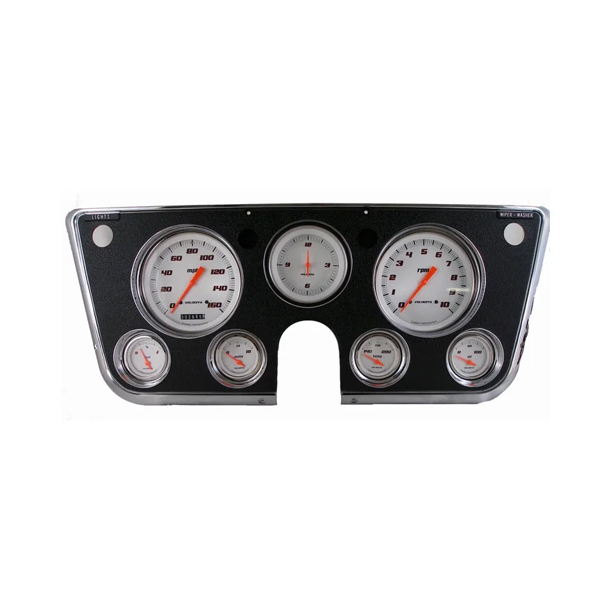 Classic Instruments CT67VSW-LS, Velocity Series White for Chevrolet