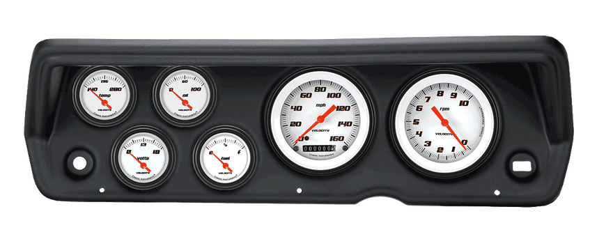 Classic Instruments CDDU70VSW01BL, Velocity White Series Short Sweep for Plymouth Duster