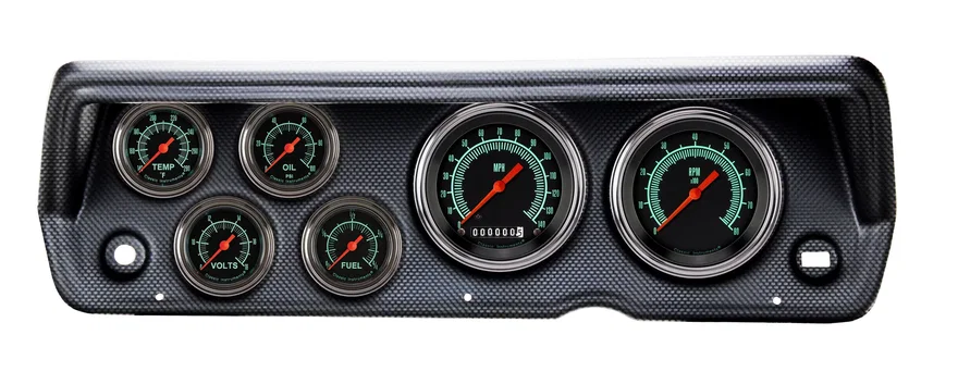 Classic Instruments CDDU70GS101CF, 1970-76 Duster G/Stock Full Sweep Six Gauge Set Mopar