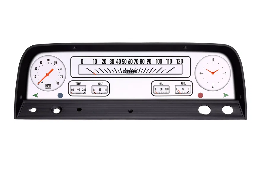 Classic Instruments CT64W, Truck Package White