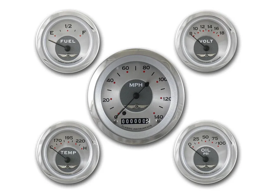 Classic Instruments AW00SRC, All American Five Gauge Set