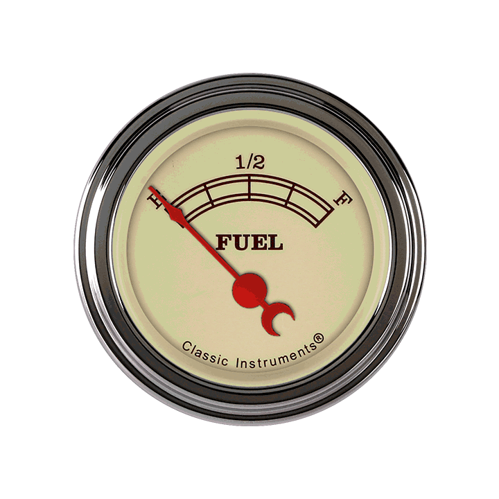 Classic Instruments VT09SLF, Vintage 2-1/8" Fuel Level Gauge