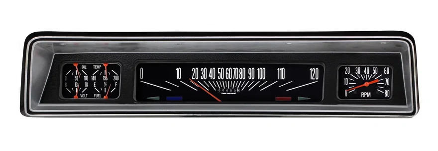 Classic Instruments NO66B, Black Direct Fit Series Package for Chevrolet Chevy II