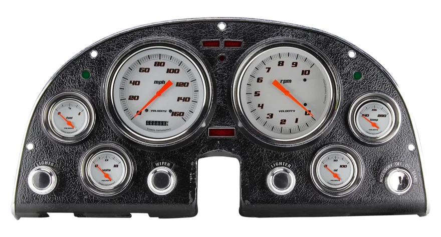 Classic Instruments CO63DVSW, 1963-67 Corvette Velocity White, Oled-GM