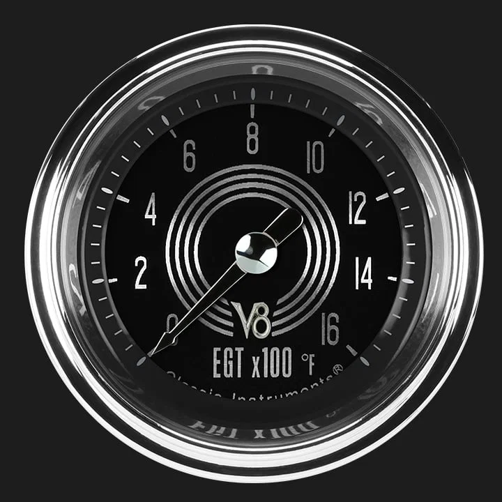 V8 Speedster 2-1/8" Exhaust Gas Tempature Gauge