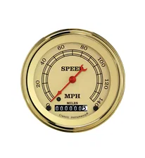Vintage 3" Speedometer Gauge (140 MPH) image 1