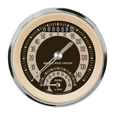 Nostalgia VT 3-3/8" Ultimate Speedometer Gauge image 1