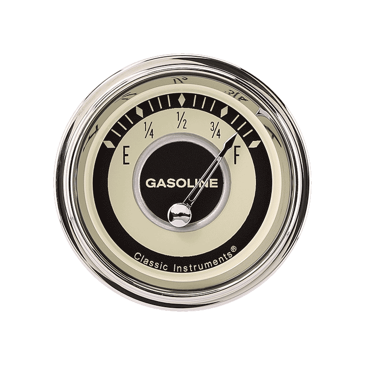 Classic Instruments NT09SHC, Nostalgia VT 2-1/8" Fuel Level Gauge