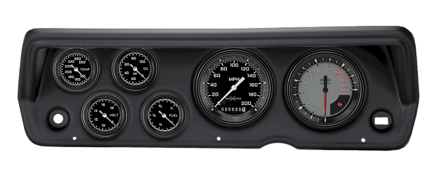 Classic Instruments CDDU70AXG101BL, AutoCross Gray Series Full Sweep for Plymouth Duster