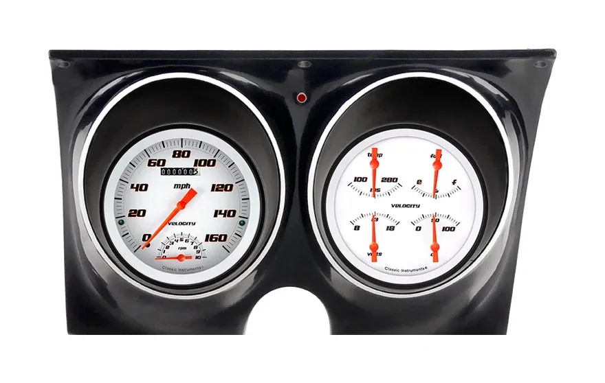 Classic Instruments CAM67VSW-LS, Velocity White Camero 67-LS for Chevrolet Camaro