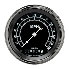 Traditional 3-3/8" Speedometer Gauge image 1