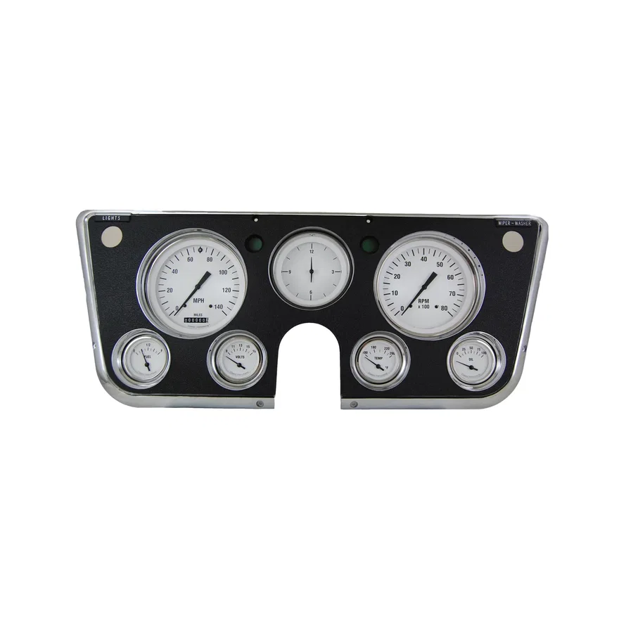 Classic Instruments CT67WH-LS, White Hot Truck Package for Chevrolet