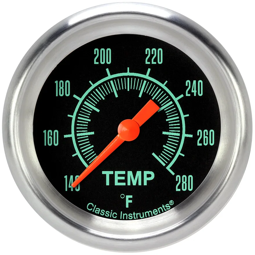 Classic Instruments GS326APF-06, G/Stock 2-5/8" Water Temperature Gauge, APF-3/8