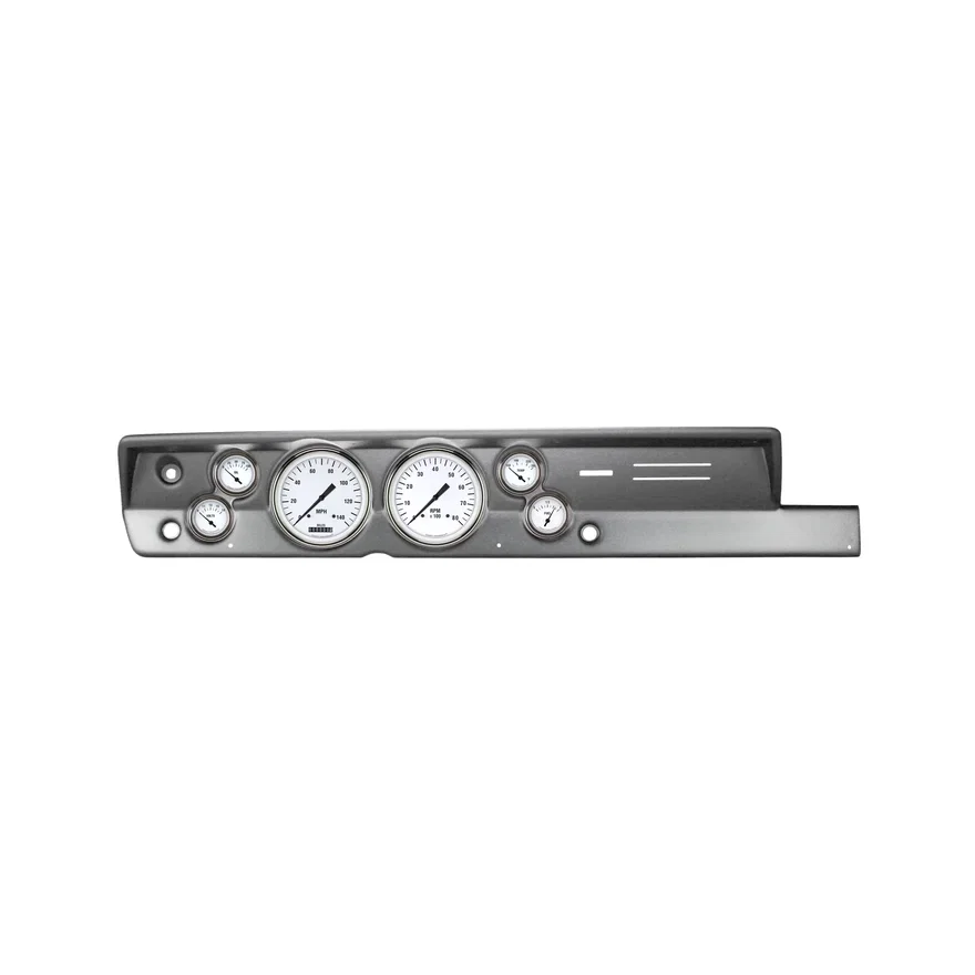 Classic Instruments CDPB67WH51BA, 1967-69 Plymouth Barracuda White Hot Six Gauge Set Mopar