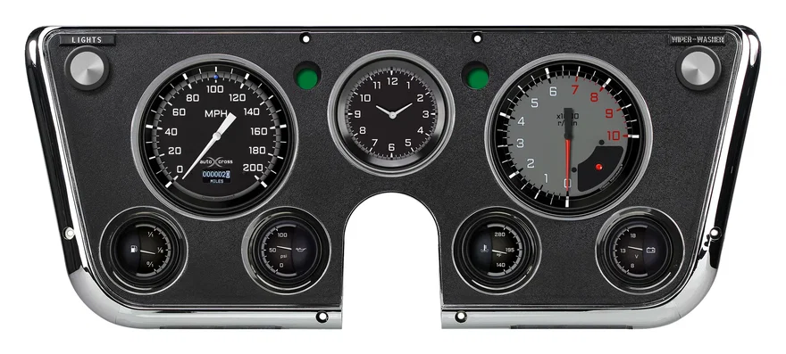 Classic Instruments CT67DAXG, AutoCross Gray 1967-72 Chevy Truck