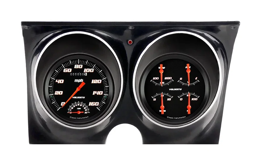 Classic Instruments CAM67VSB-LS, Velocity Black Camero 67-LS for Chevrolet Camaro