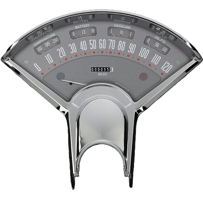 Classic Instruments BET00G-LS, Belera III Package - Gray-LS for Chevrolet Bel Air