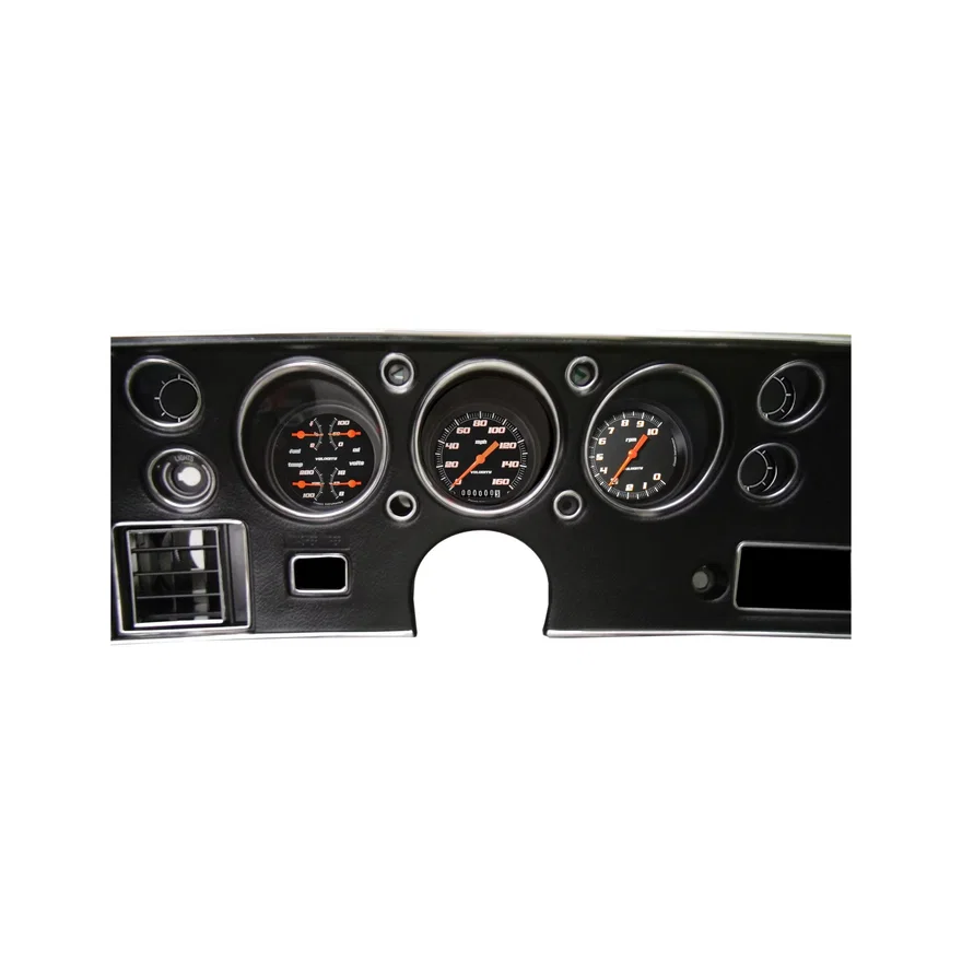 Classic Instruments CV70VSB, Velocity Series Black Package for Chevrolet