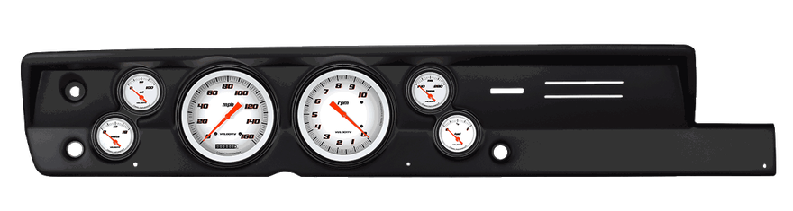 Classic Instruments CDPB67VSW51BL, Velocity White Series Short Sweep for Plymouth Barracuda