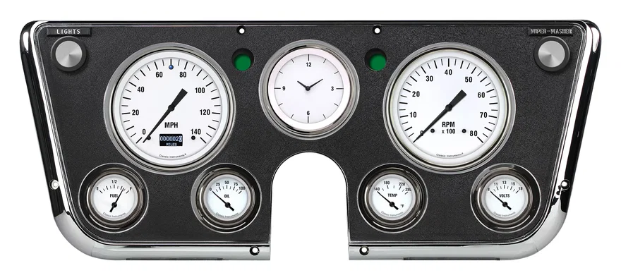 Classic Instruments CT67DWH-LS, White Hot 1967-72 Chevy Truck LS Sending Unit