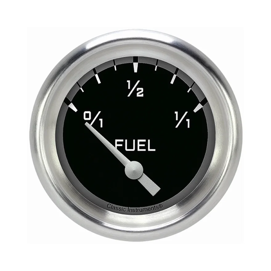 Autocross Gray 2-5/8" Fuel Level Gauge (240-33 Ohm)