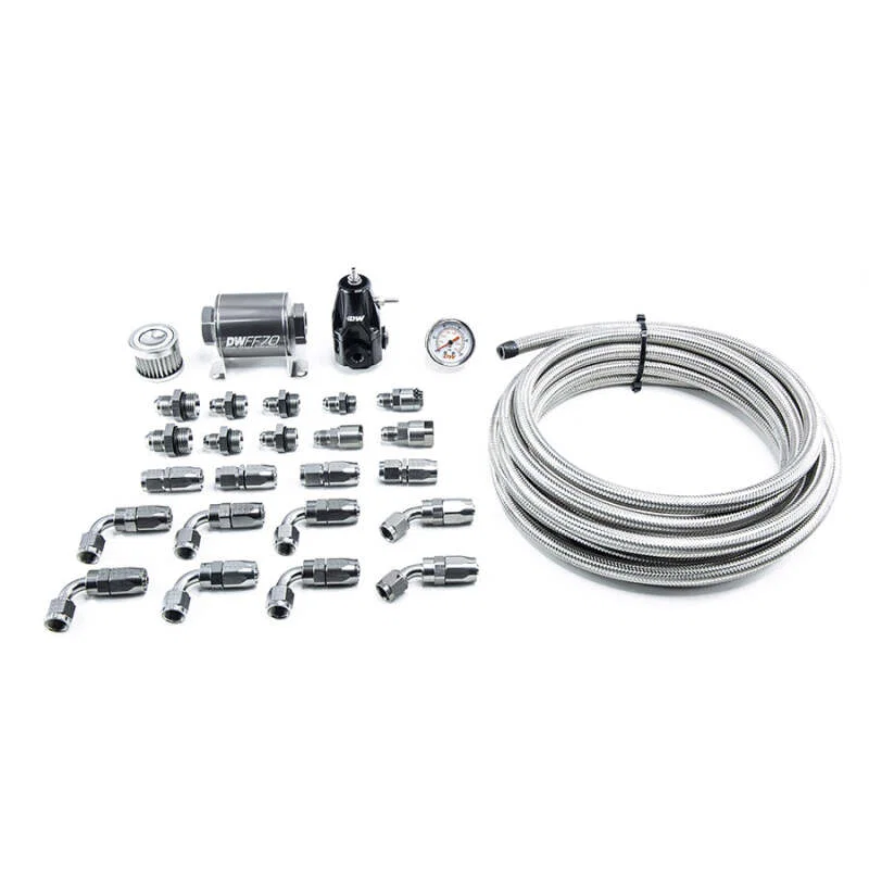 DeatschWerks 6-607, 01-15 Honda Civic DW400 Pump Module Return Plumbing Kit w/CPE Fuel Lines