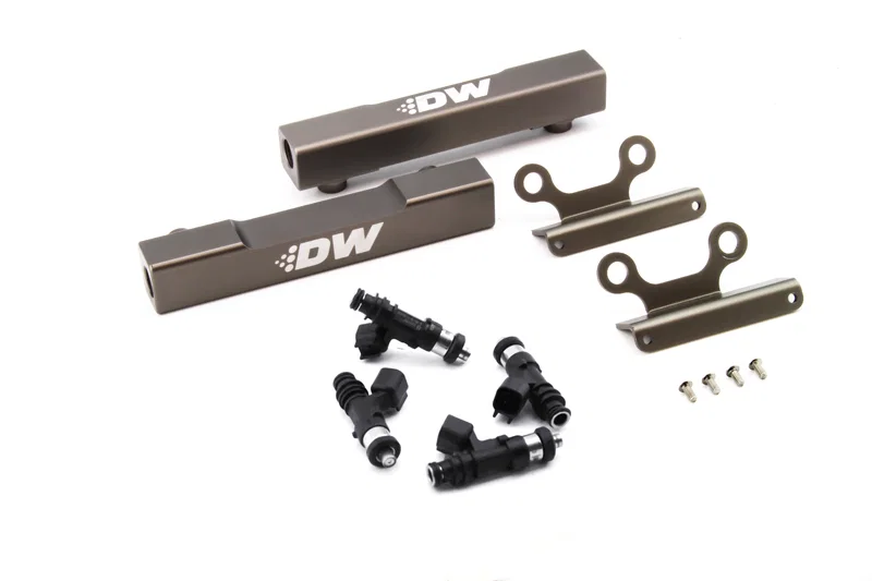 DeatschWerks 6-102-0750, 02+ Subaru WRX / 07+ STI/LGT Top Feed Fuel Rail Upgrade Kit w/ 750cc Injectors
