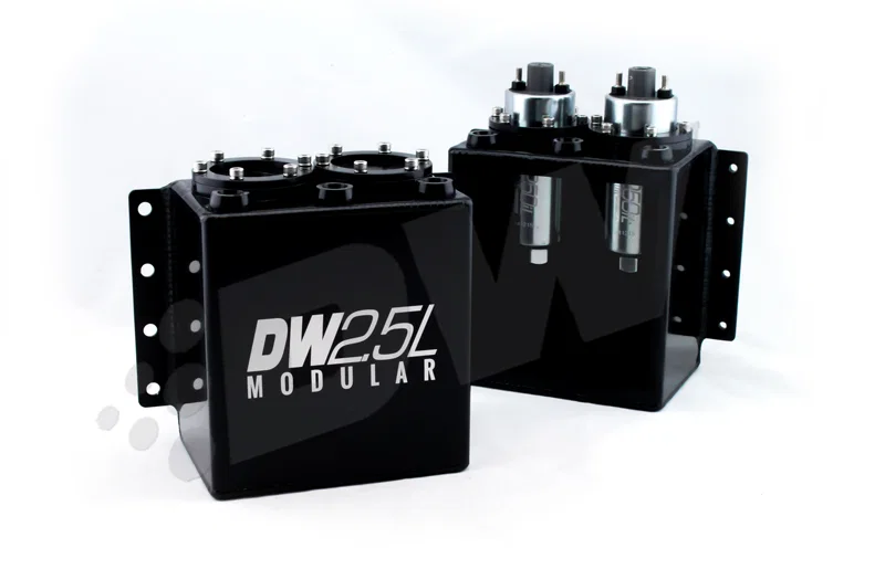 DeatschWerks 6-000-25ST, 2.5L Modular Surge Tank (Fits 1-2 DW250iL Fuel Pumps - Pumps Not Included)