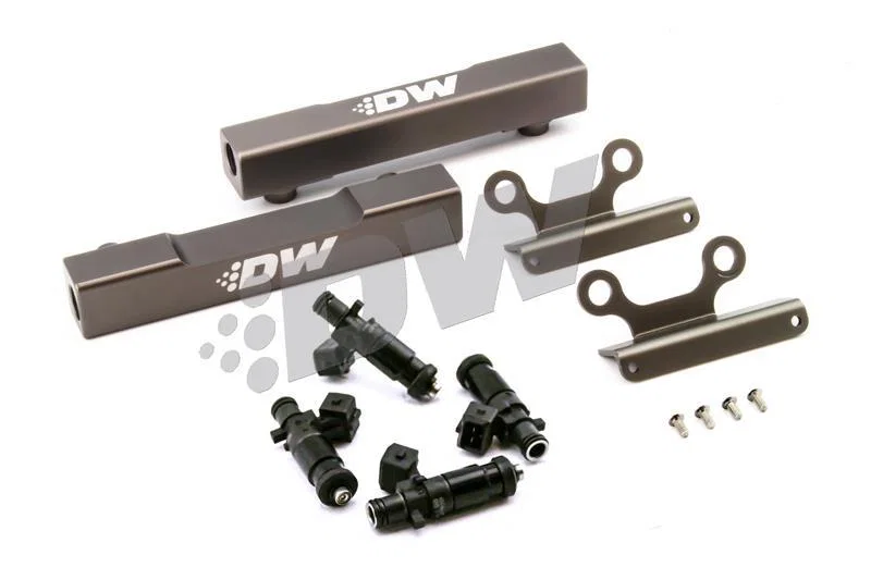 DeatschWerks 6-102-1500, 02+ Subaru WRX / 07+ STI/LGT Top Feed Fuel Rail Upgrade Kit w/ 1500cc Injectors