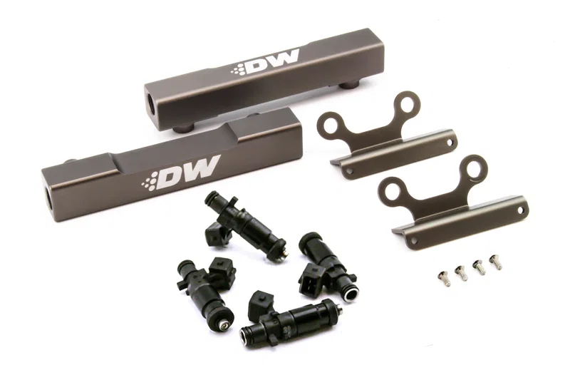 DeatschWerks 6-102-1200, 02+ Subaru WRX / 07+ STI/LGT Top Feed Fuel Rail Upgrade Kit w/ 1200cc Injectors