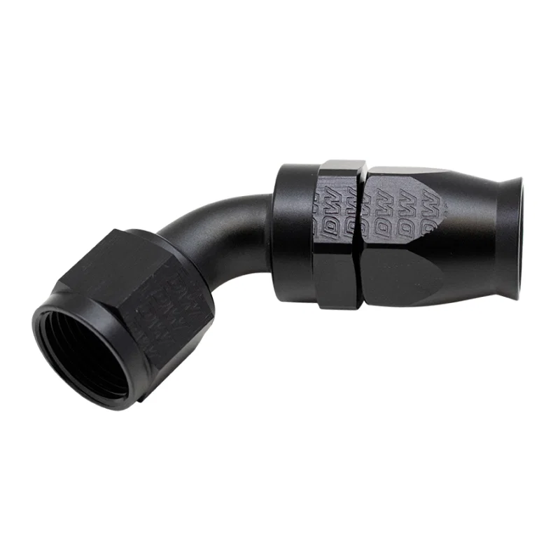 DeatschWerks 6-02-0877-B, 10AN Female Flare Swivel 60-Degree Hose End PTFE - Anodized Matte Black