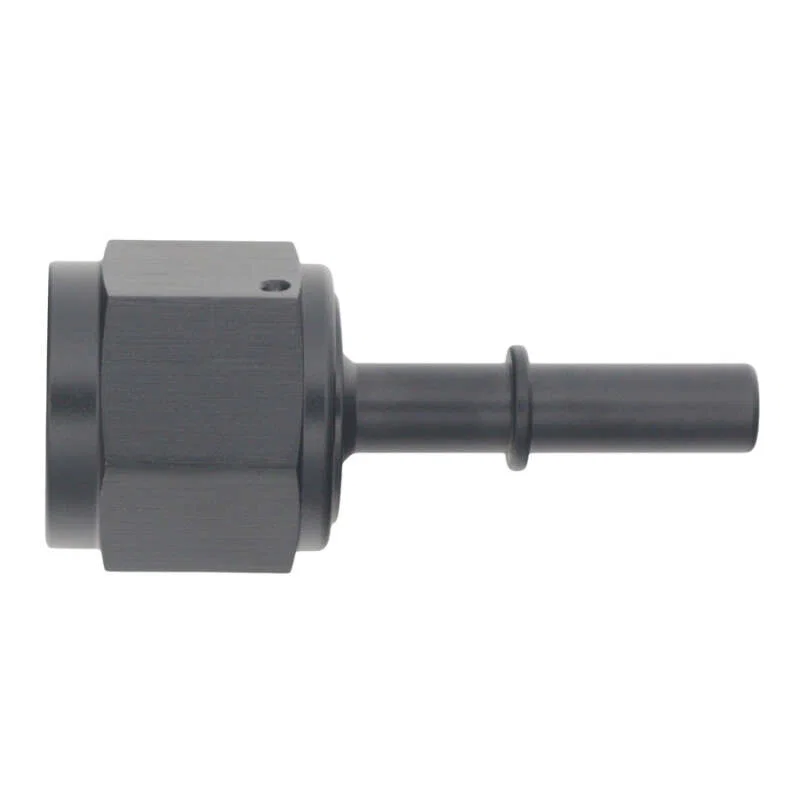 DeatschWerks 6-02-0134-B, 10AN Female Flare Swivel to 5/16in Male EFI Quick Disconnect - Anodized Matte Black