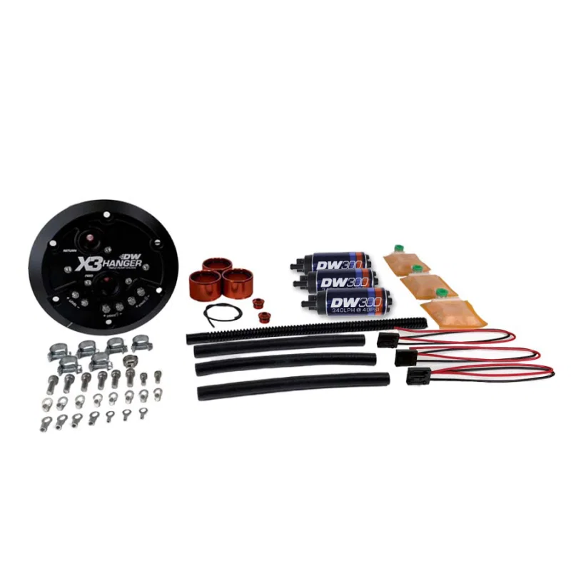 DeatschWerks 9-301-7031, X3 Series Fuel Pump Hanger w/ DW300 Fuel Pumps for 1999-04 Ford F-150 Lightning