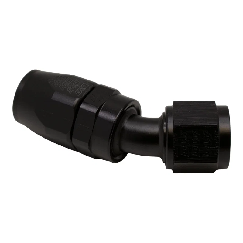 DeatschWerks 6-02-0824-B, 10AN Female Flare Swivel 30-Degreehose End CPE - Anodized Matte Black