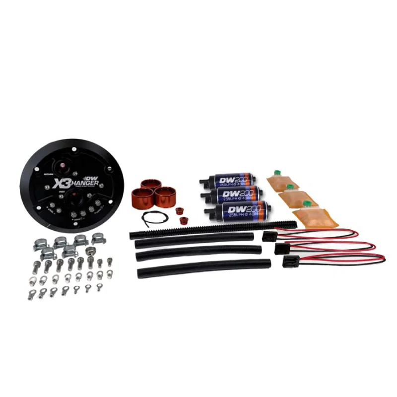DeatschWerks 9-201-7031, X3 Series Fuel Pump Hanger w/ DW200 Fuel Pumps for 1999-04 Ford F-150 Lightning