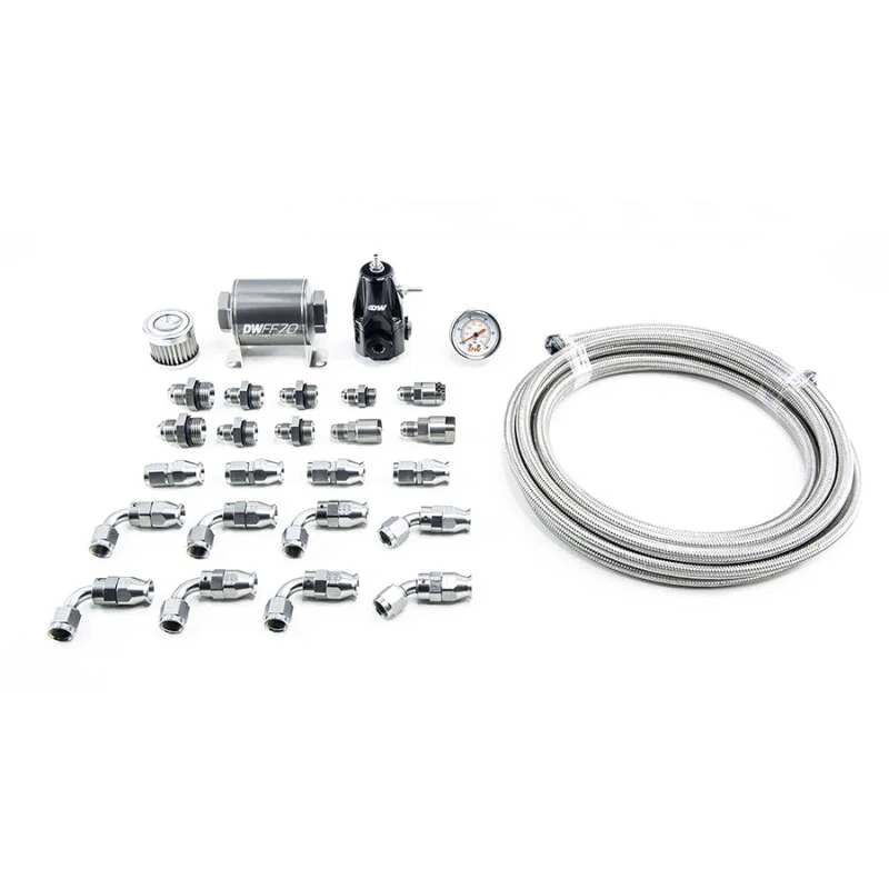 DeatschWerks 6-608, 01-15 Honda Civic DW400 Pump Module Return Plumbing Kit w/PTFE Fuel Lines