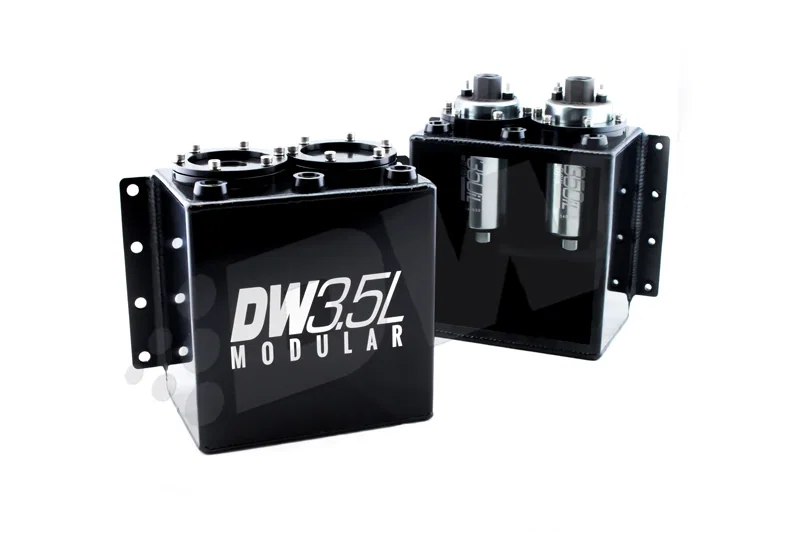 DeatschWerks 6-000-35ST, 3.5L Modular Surge Tank (Fits 1-2 DW350iL Fuel Pumps - Pumps Not Included)