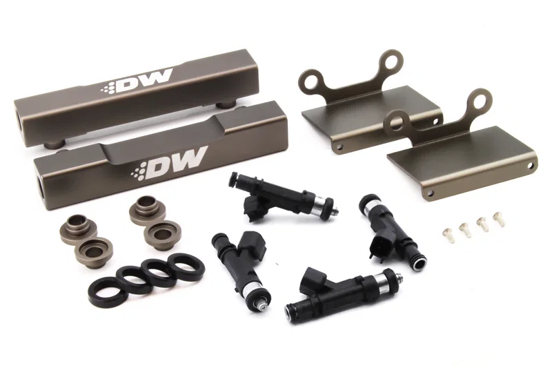 DeatschWerks 6-101-1000, 04-06 Subaru STI/LGT Side Feed to Top Feed Fuel Rail Conv Kit w/ 1000cc Injectors