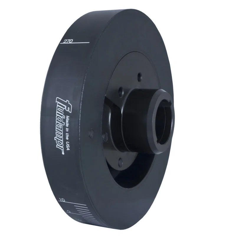 Fluidampr 800181, Chevy 454-502 CID-V8 w/ one 3/16 and one 1/4 key slot Steel Externally Balanced Damper
