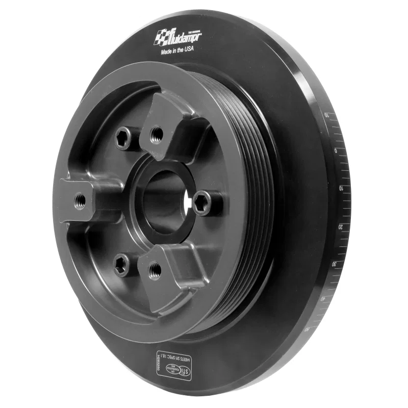 Fluidampr 840821, 90-05 Toyota 1JZ/2JZ I6 Steel 8.5in Dia Dry Sump Pulley Internally Balanced Damper
