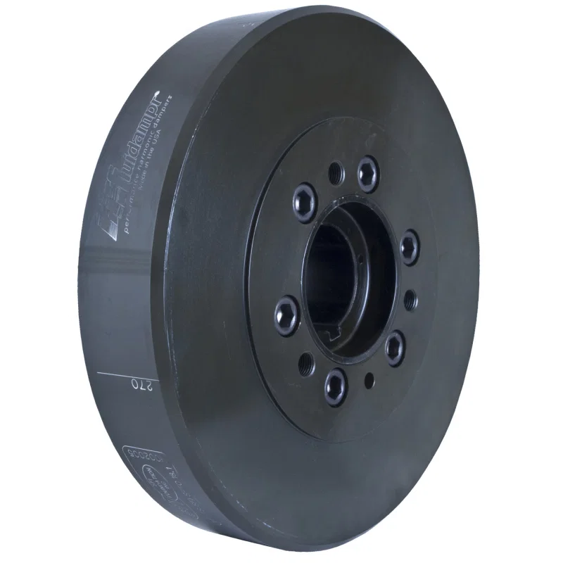 Fluidampr 800151, Chevy 396-427 CID V8 w/ (2) 1/4 key slot Steel Internally Balanced Damper