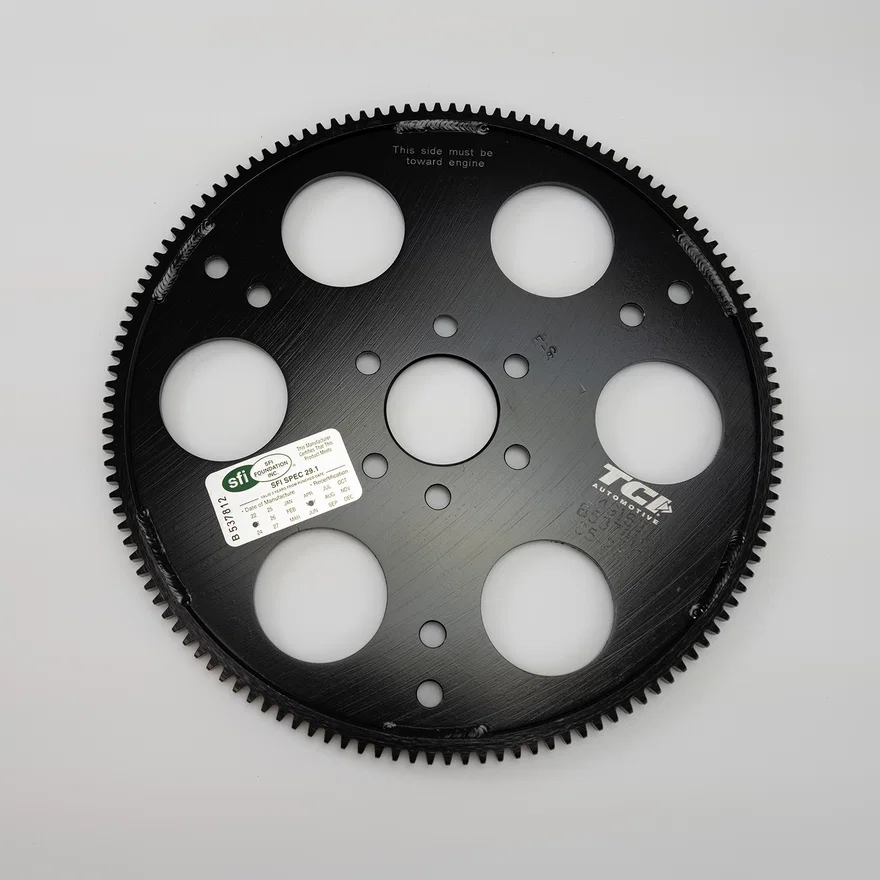 TCI Automotive 149162, Chrysler 6-Hole Crank Engine to Small Pattern GM Transmission Adapter Flexplate
