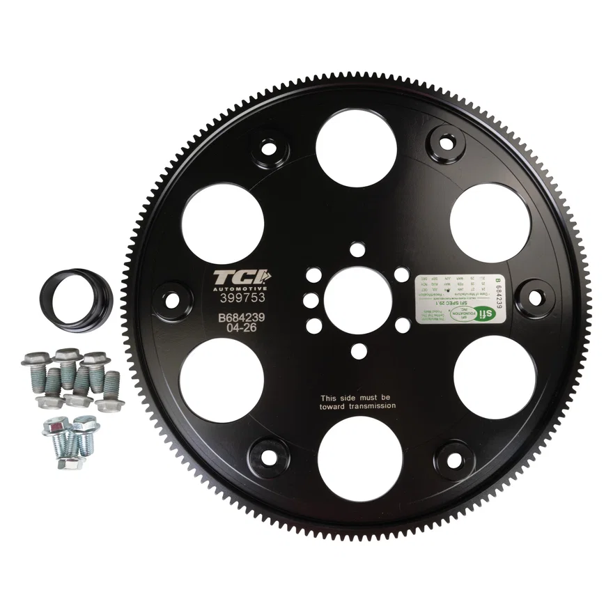 TCI Automotive 399753, Chevrolet LS Flexplate; Small Bolt Pattern; 168 Tooth Count; Internal Balance