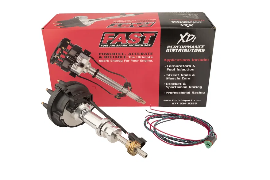 FAST 1000-1610EFI, XDi Race EFI Distributor for Ford Small Block w/ Large Cap