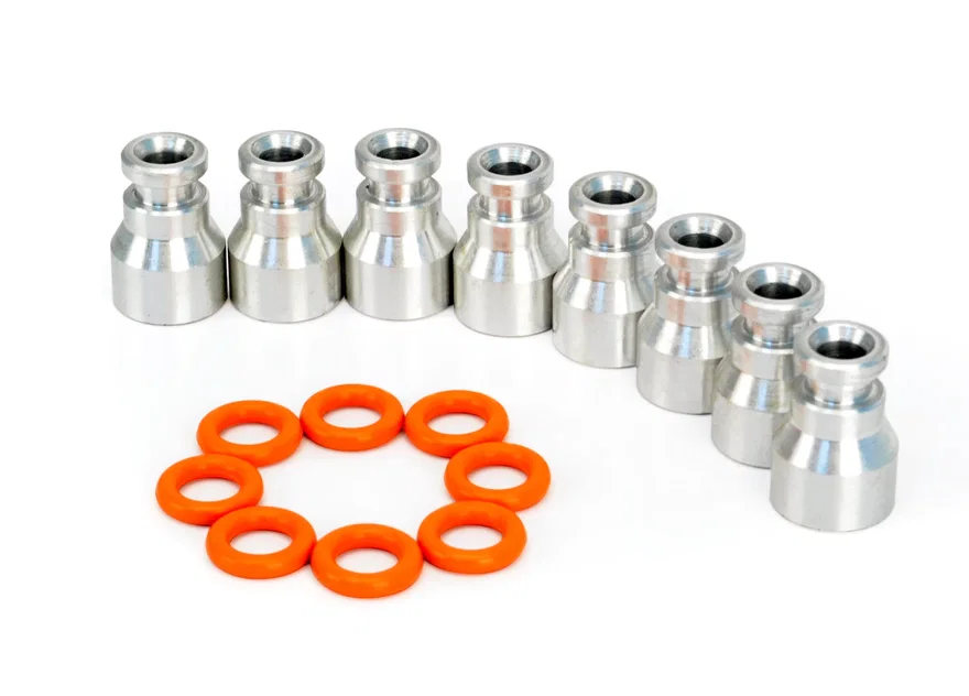 FAST 146025-KIT, Fuel Injector Spacer Kit for LS3/L99/L76 w/ Factory Rails and LSXr Manifold